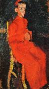 Chaim Soutine Seated Choirboy oil painting on canvas